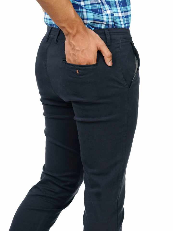 Dark Gery Slim Fit Twill Chino Brumano Pakistan