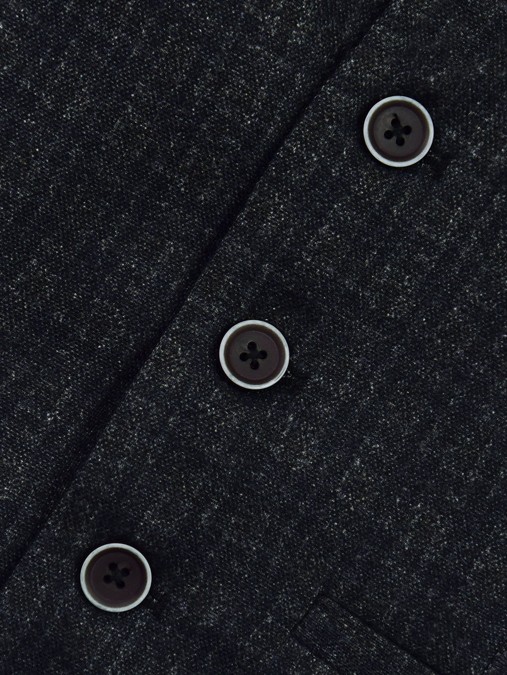 Dark Grey Checkered Suit Vest With Bow