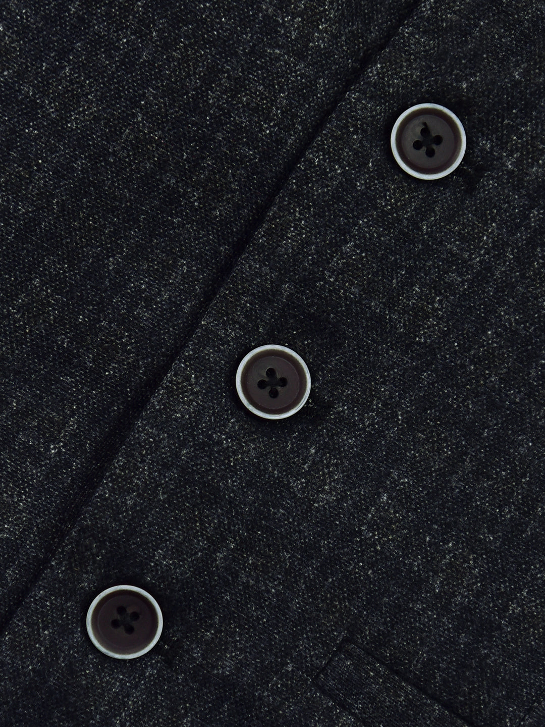 Dark Grey Checkered Suit Vest With Bow Brumano Pakistan
