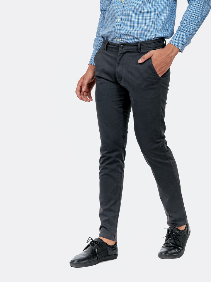 Dark Grey Slim Fit Chino Brumano Pakistan