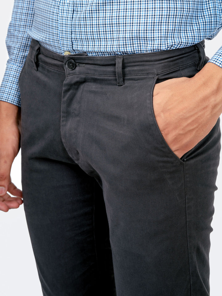 Dark Grey Slim Fit Chino Brumano Pakistan
