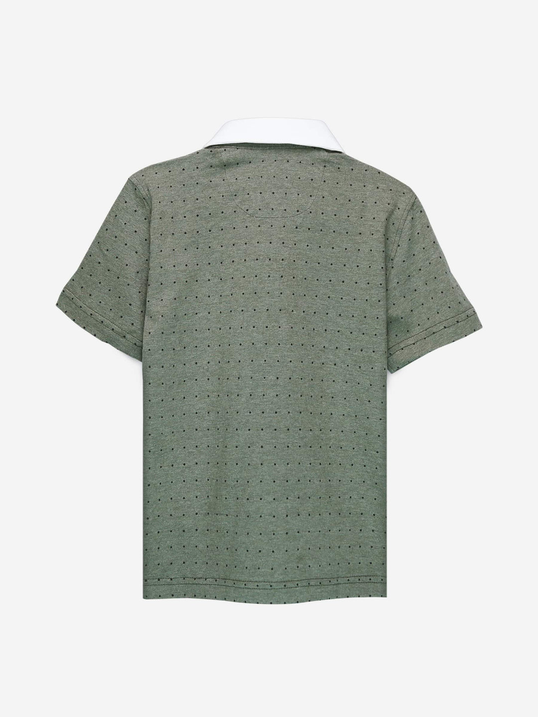 Green Polka Dot Polo Shirt Brumnao Pakistan