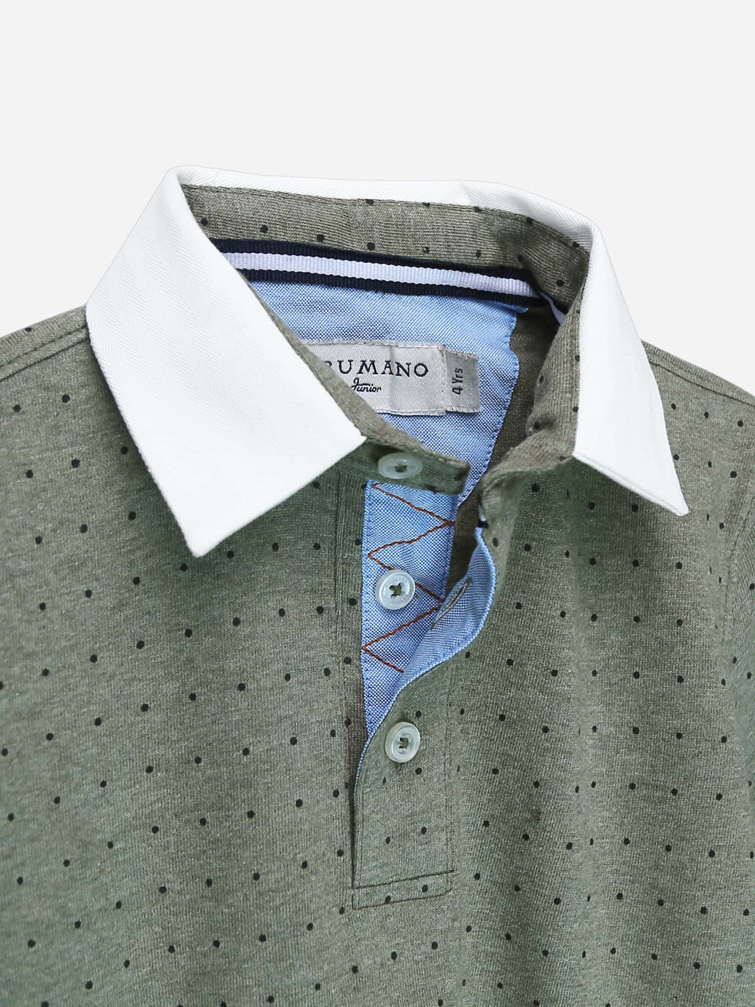 Green Polka Dot Polo Shirt Brumnao Pakistan
