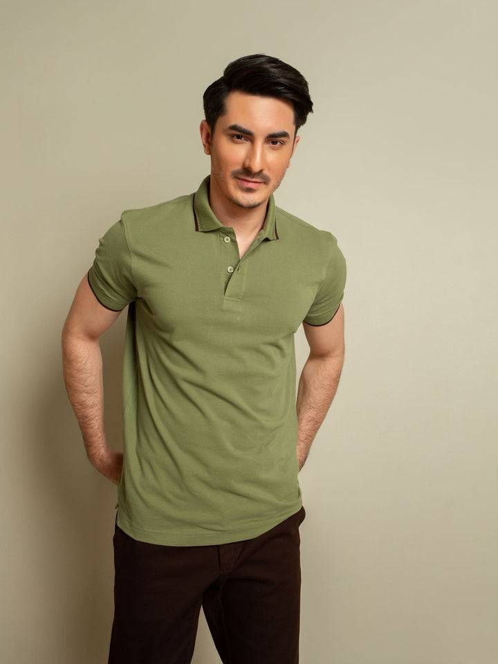 Green Sporty Polo Brumano Pakistan