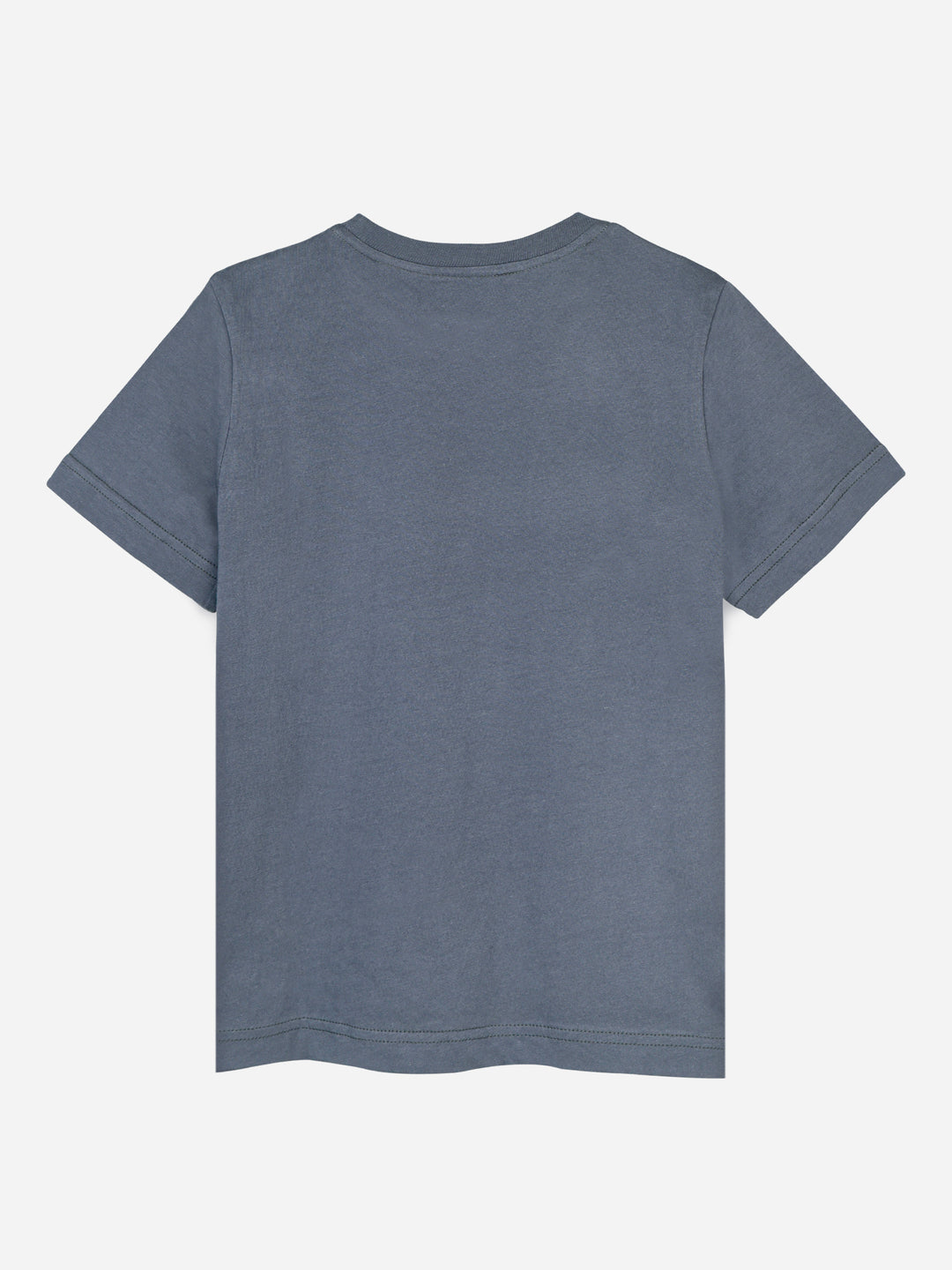 Grey Graphic Printed Casual T-Shirt Brumano Pakistan