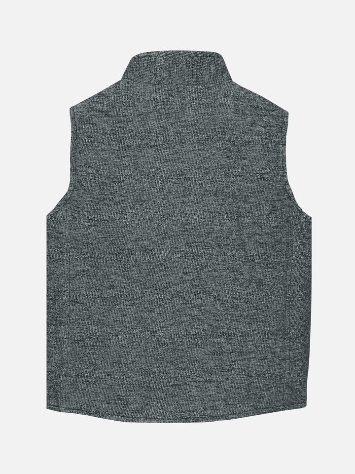 Grey Quilted Casual Sleeveless Vest Brumano Pakistan