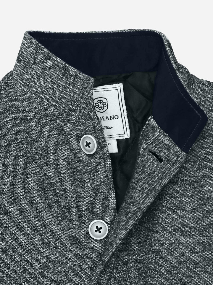 Grey Quilted Casual Sleeveless Vest Brumano Pakistan