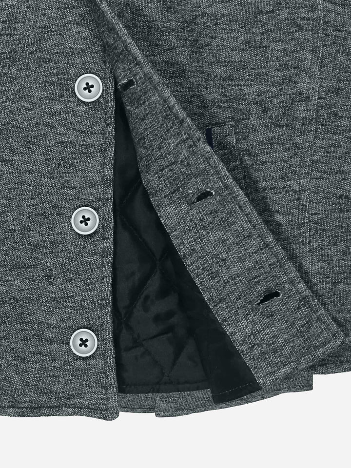 Grey Quilted Casual Sleeveless Vest Brumano Pakistan