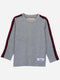 Grey Sweatshirt With Red Stripe Detailing Brumano Pakistan