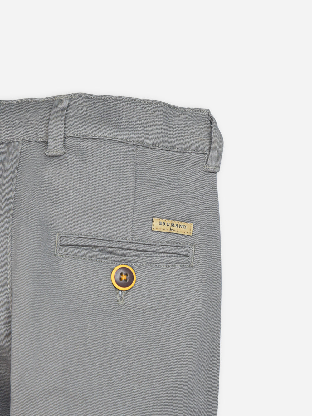Grey Casual Twill Trouser