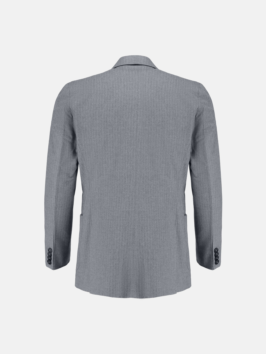 Grey Classic Pinstriped Blazer Brumano Pakistan