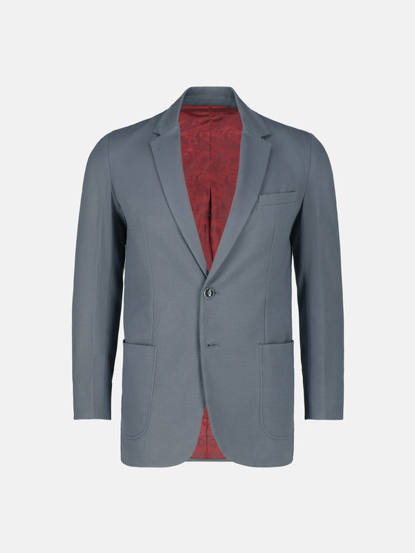 Grey Dobby Blazer Brumano Pakistan