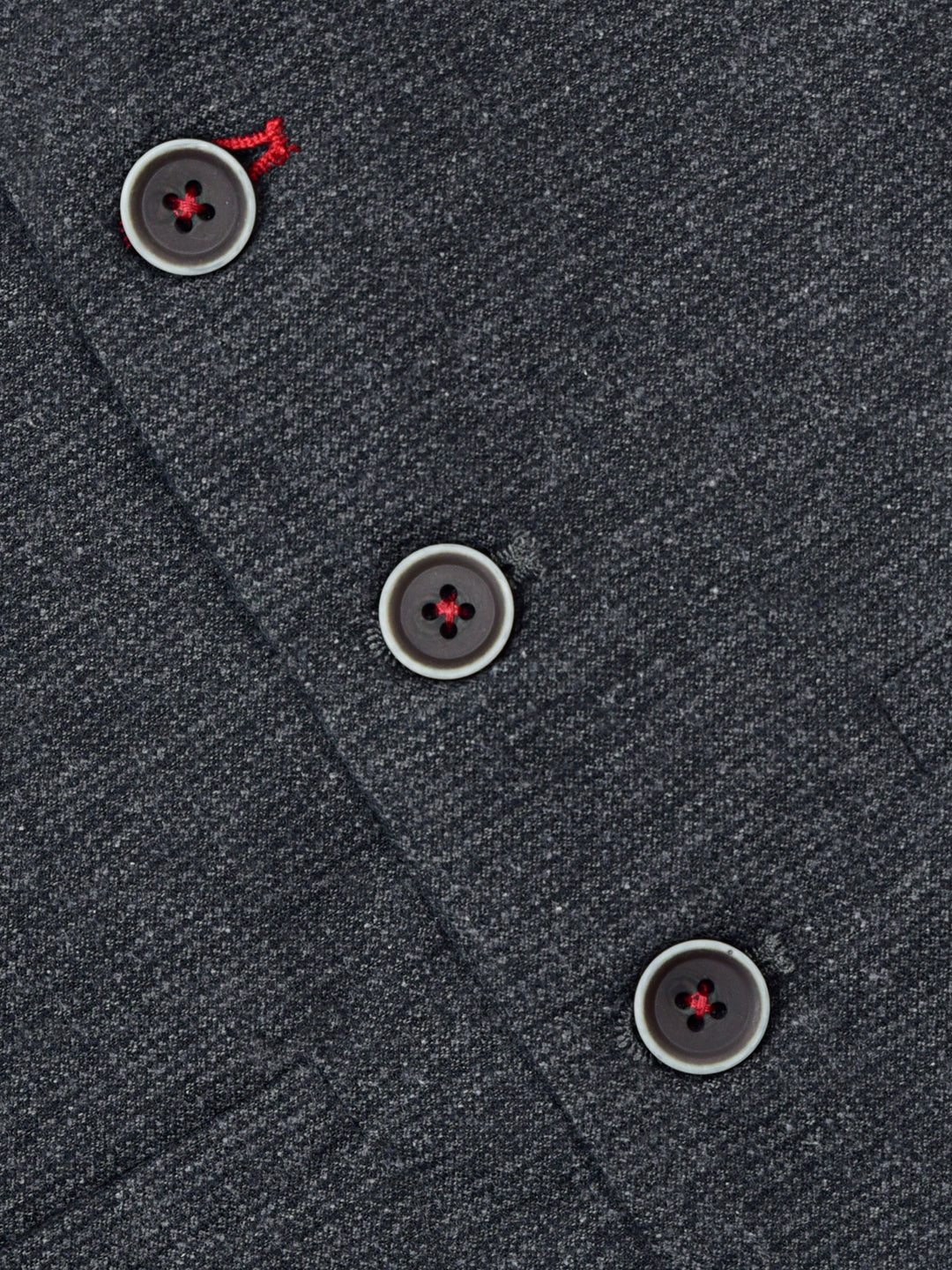 Grey Micro Checkered Suit Vest With Bow Brumano Pakistan