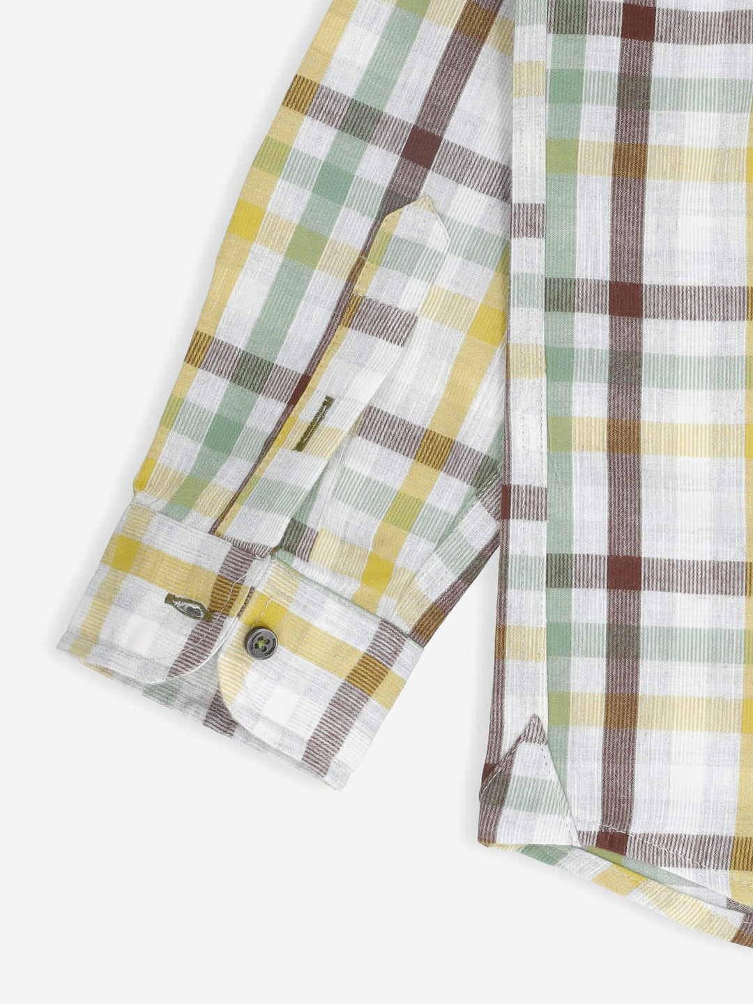 Grey Multi Color Corduroy Checked Casual Shirt Brumano Pakistan