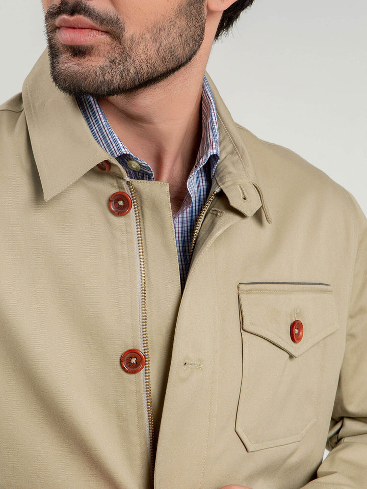 Khaki Technical Jacket Brumano Pakistan