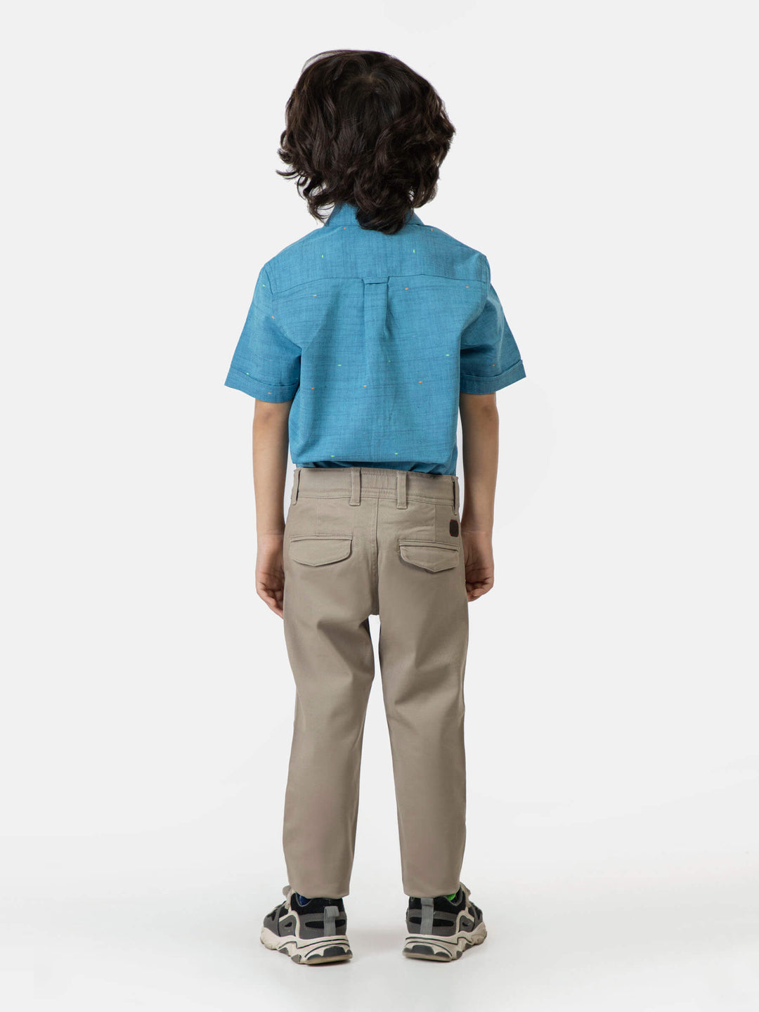 Khaki Casual Chino With Flap Pockets Brumano Pakistan