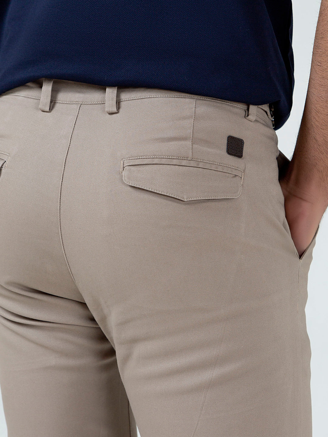 Khaki Slimfit Chino With Gurkha Style Buttons Brumano  Pakistan