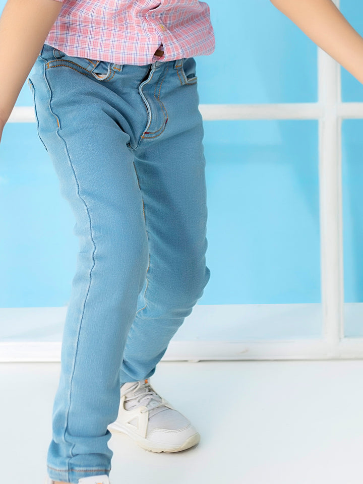 Light Blue Slimfit Casual Jeans Brumano Pakistan