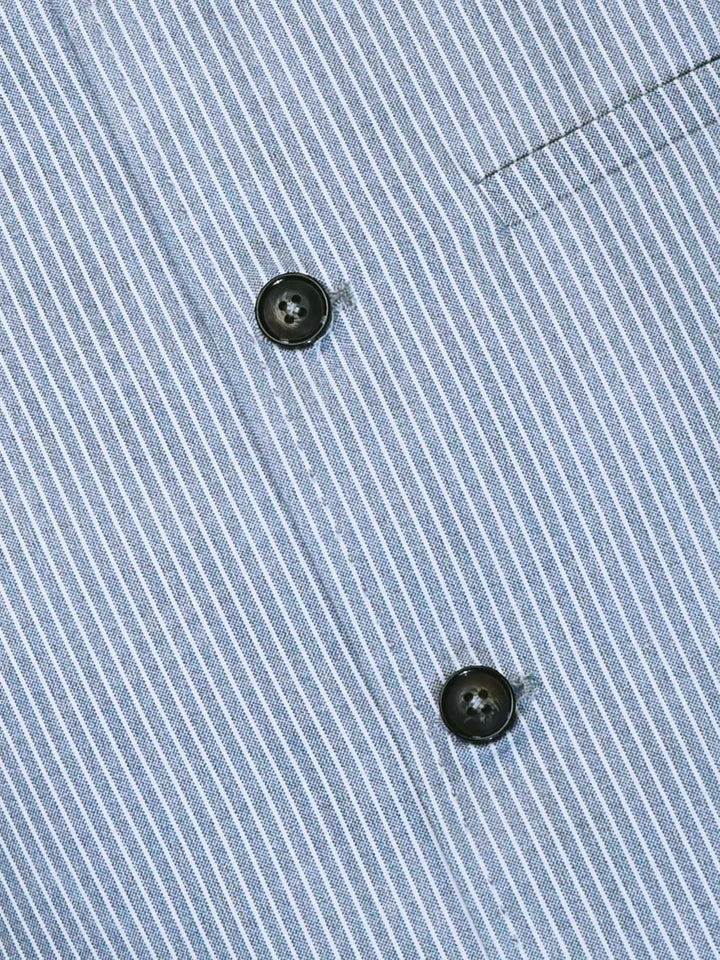 Light Blue Stripe Waistcoat Brumano Pakistan