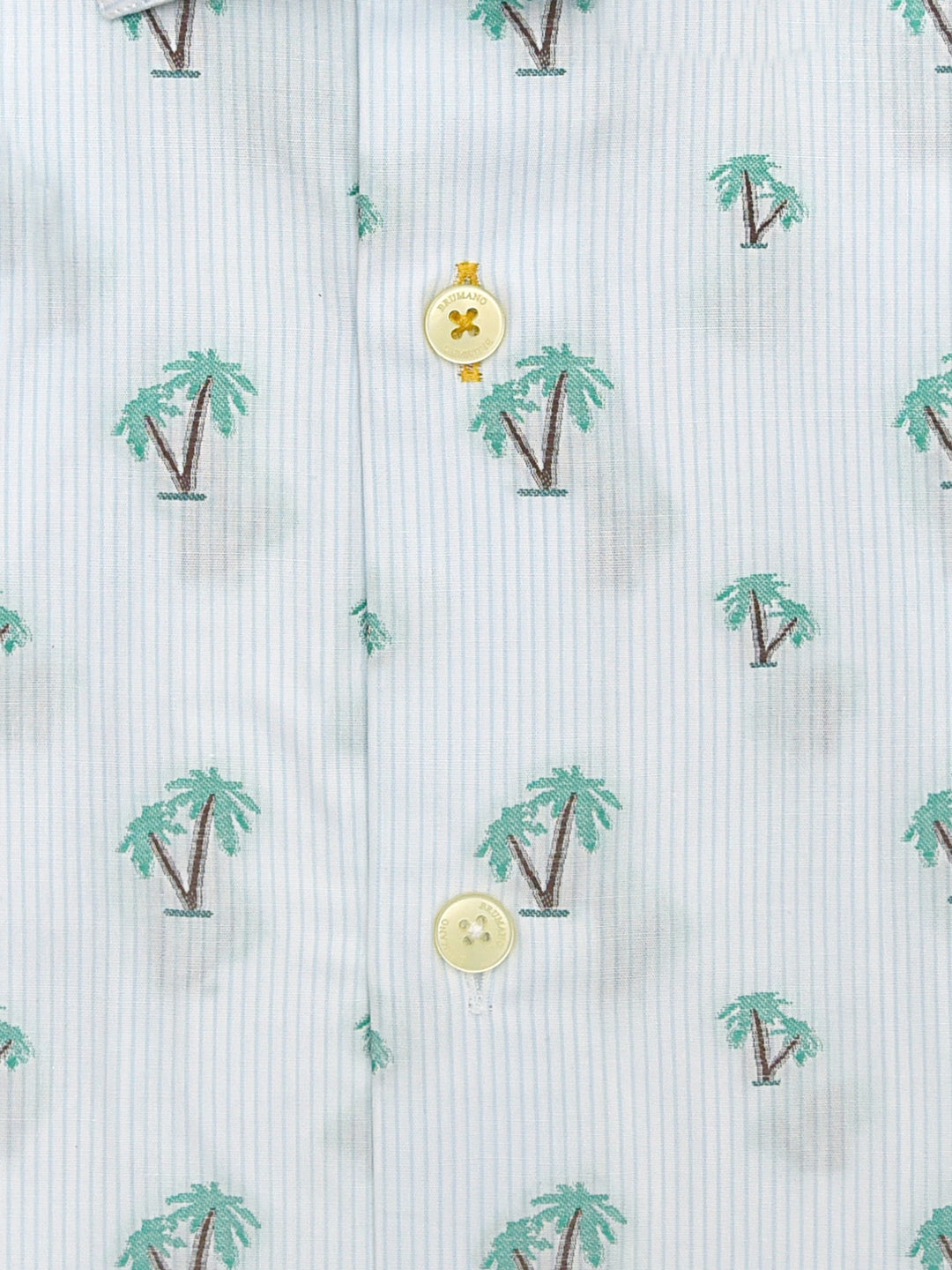 Light Blue Tree Patterned Half Sleeve Shirt Brumano Pakistan