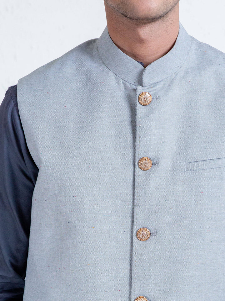 Light Green Structured Waistcoat Brumano Pakistan