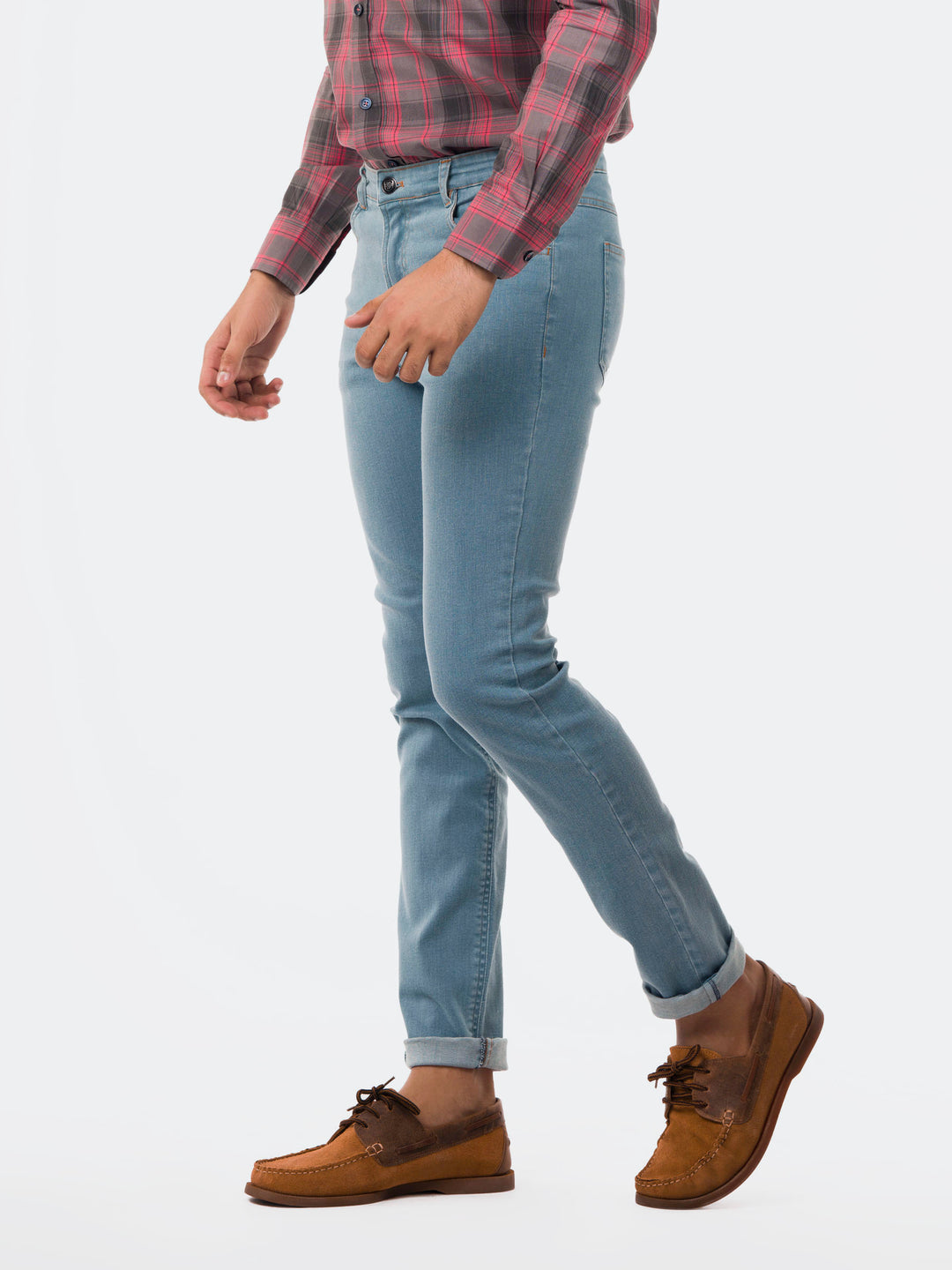 Light Blue Skinny Fit Jeans Brumano Pakistan