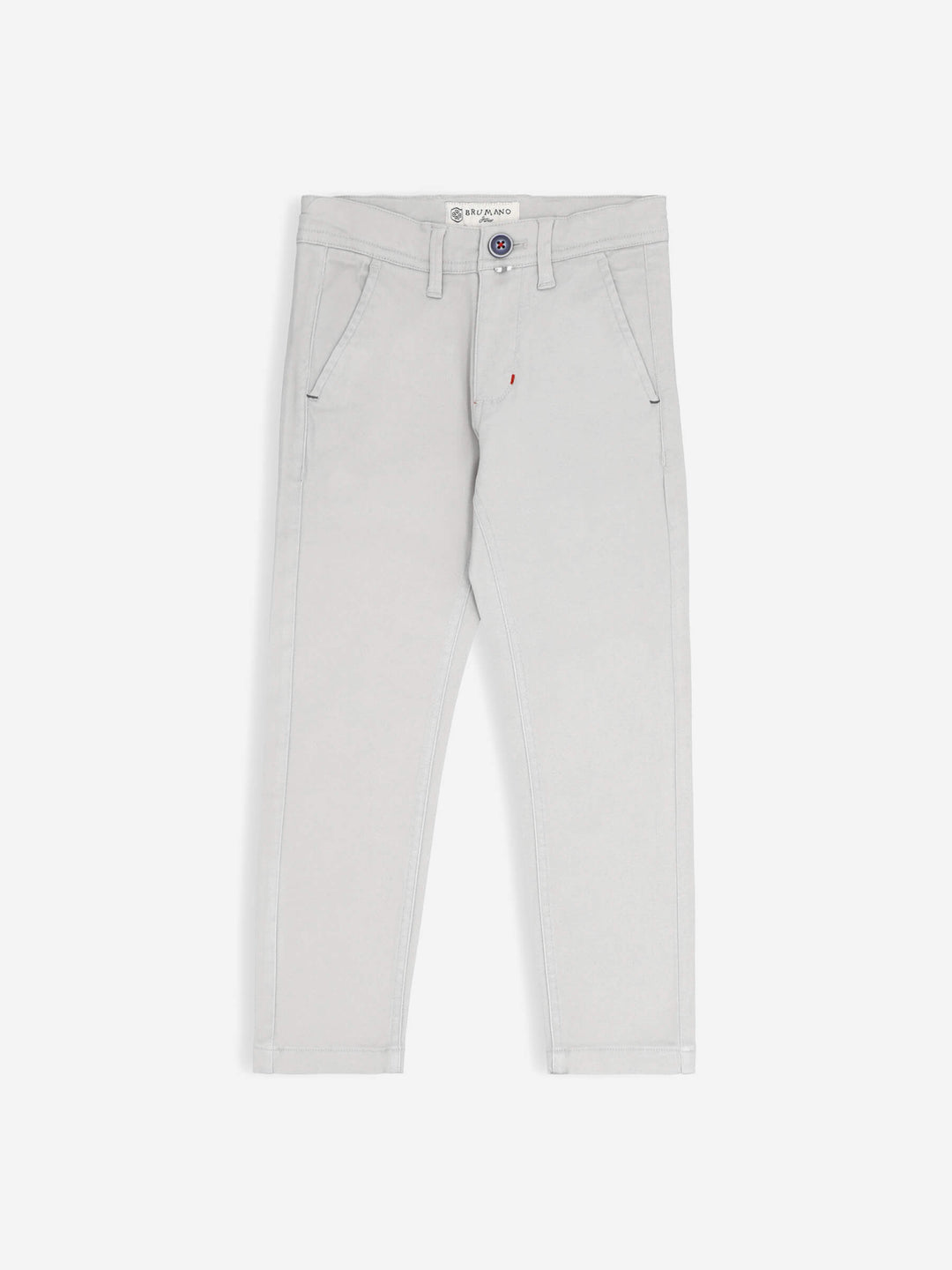 Light Grey Casual Chino With Flap Pockets Brumano Pakistan