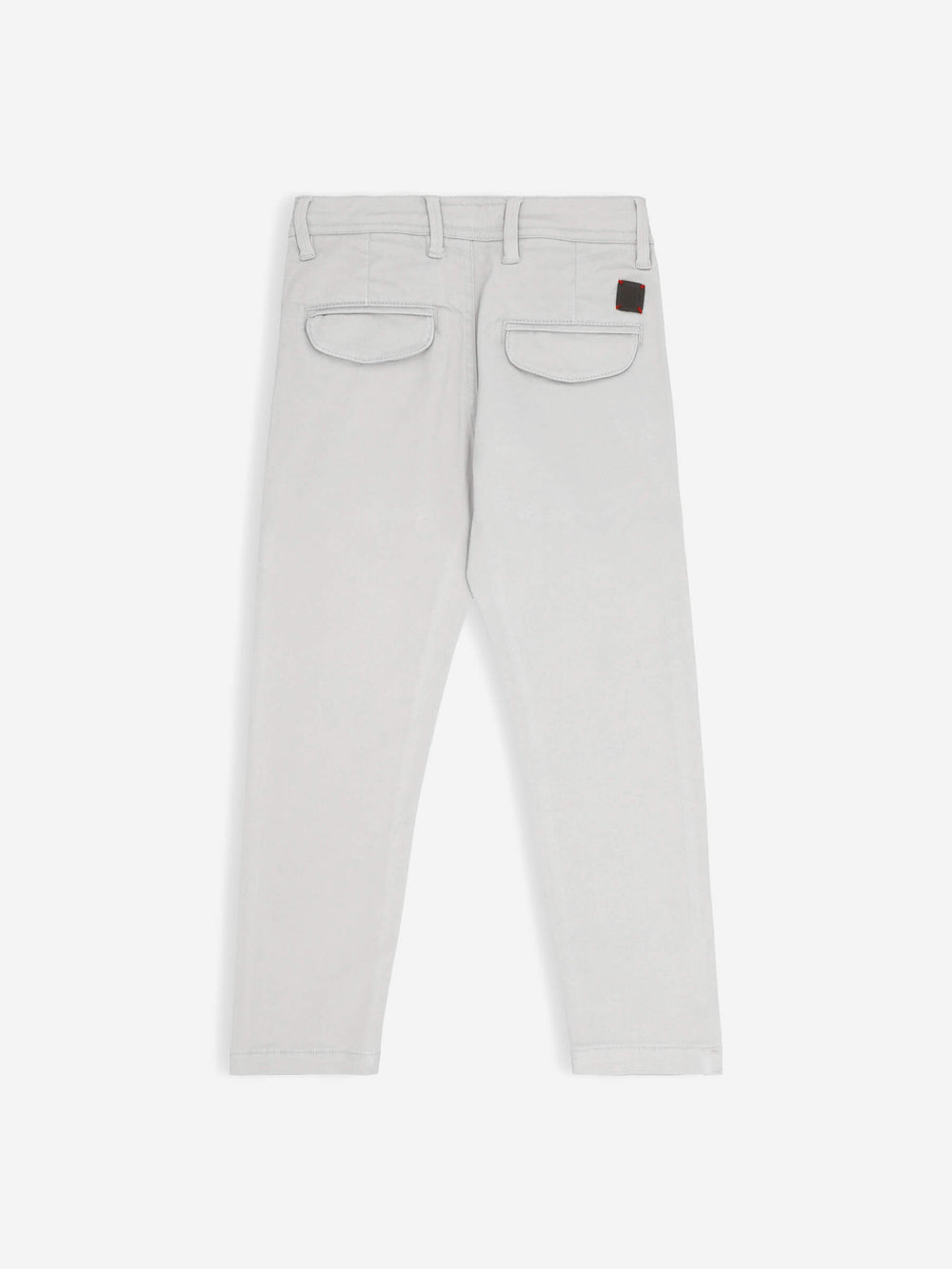 Light Grey Casual Chino With Flap Pockets