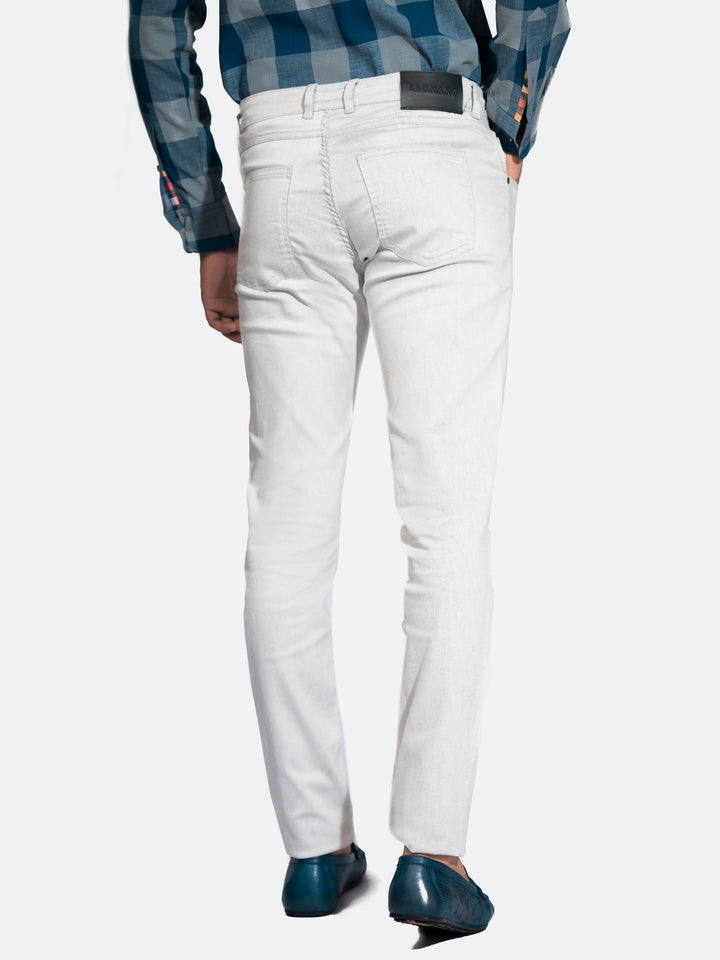 Light Grey Slim Fit Jeans Brumano Pakistan