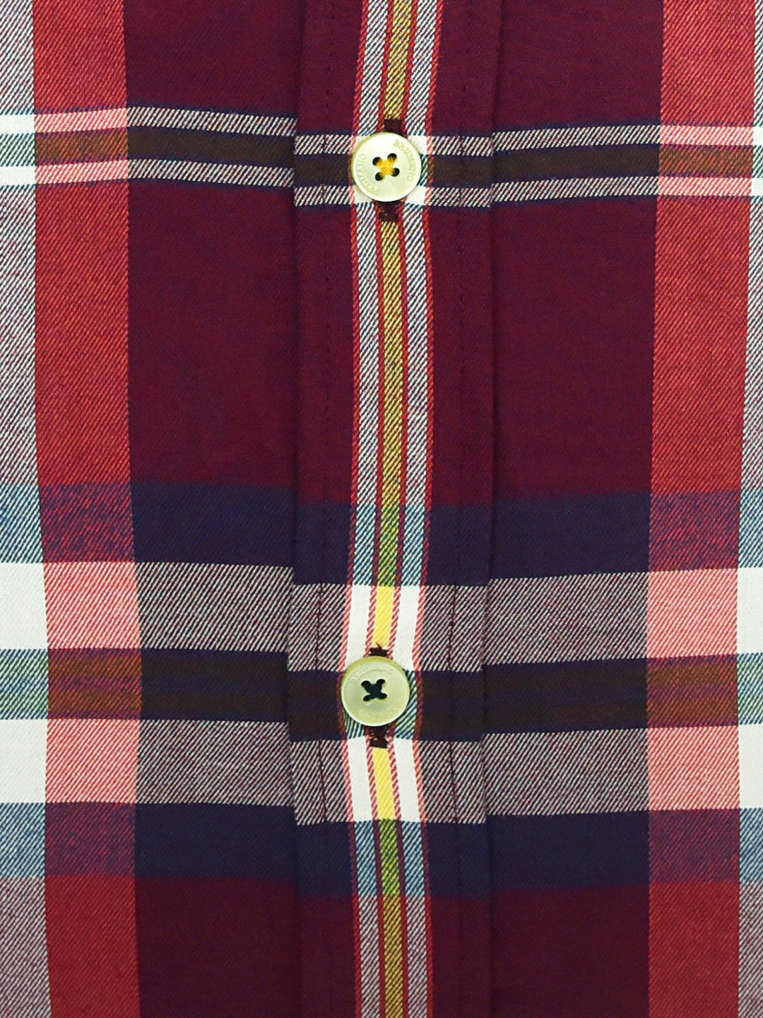 Maroon Flannel Large Checkered Shirt Brumano Pakistan