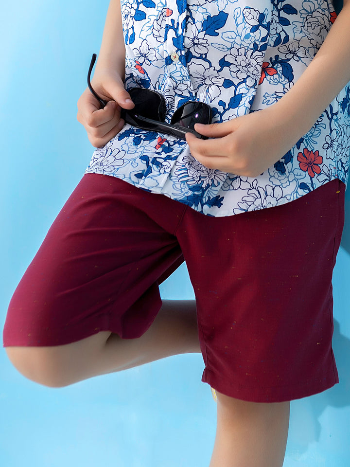 Maroon Casual Short Brumano Pakistan