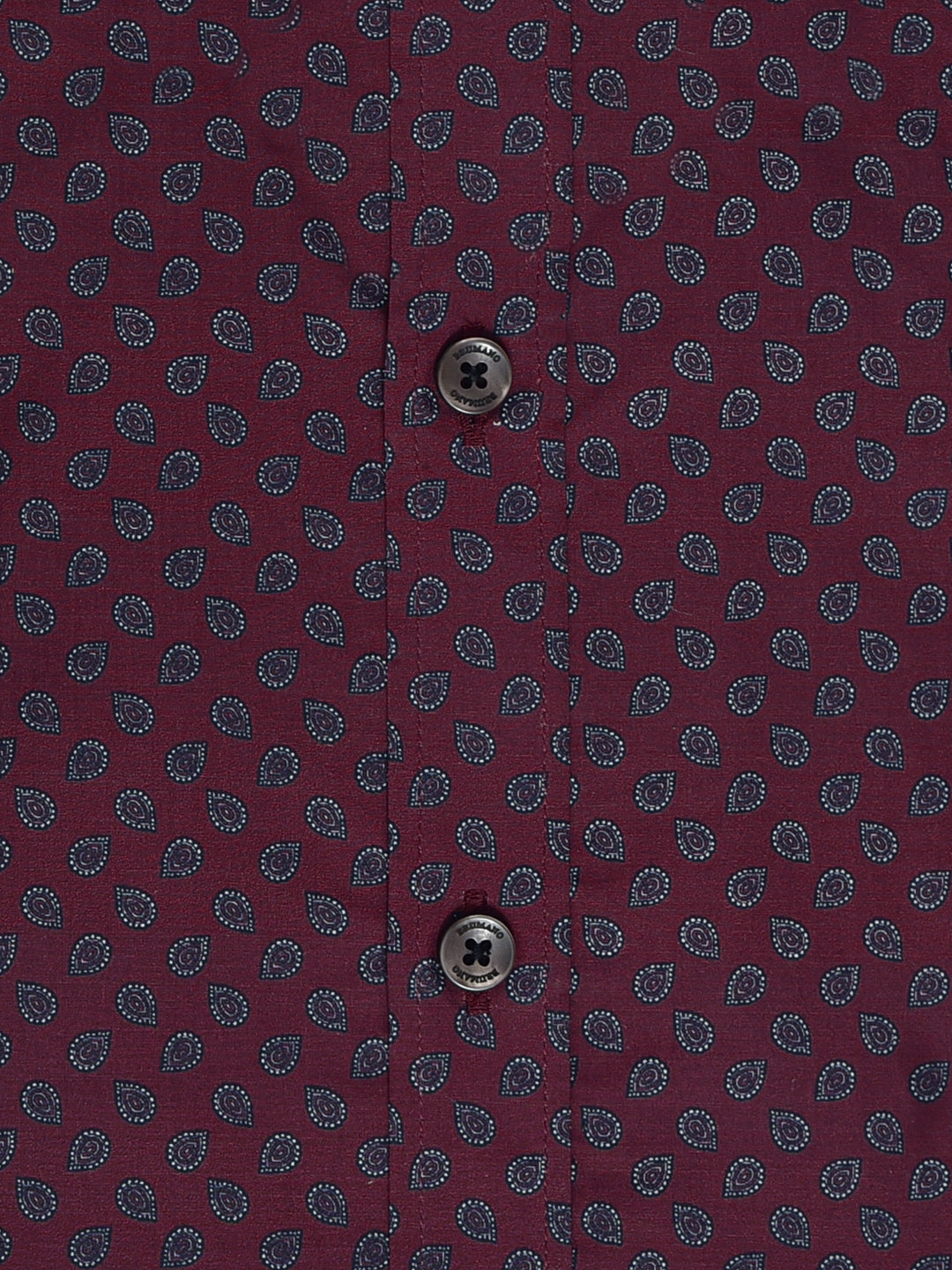 Maroon Paisley Printed Shirt Brumano Pakistan