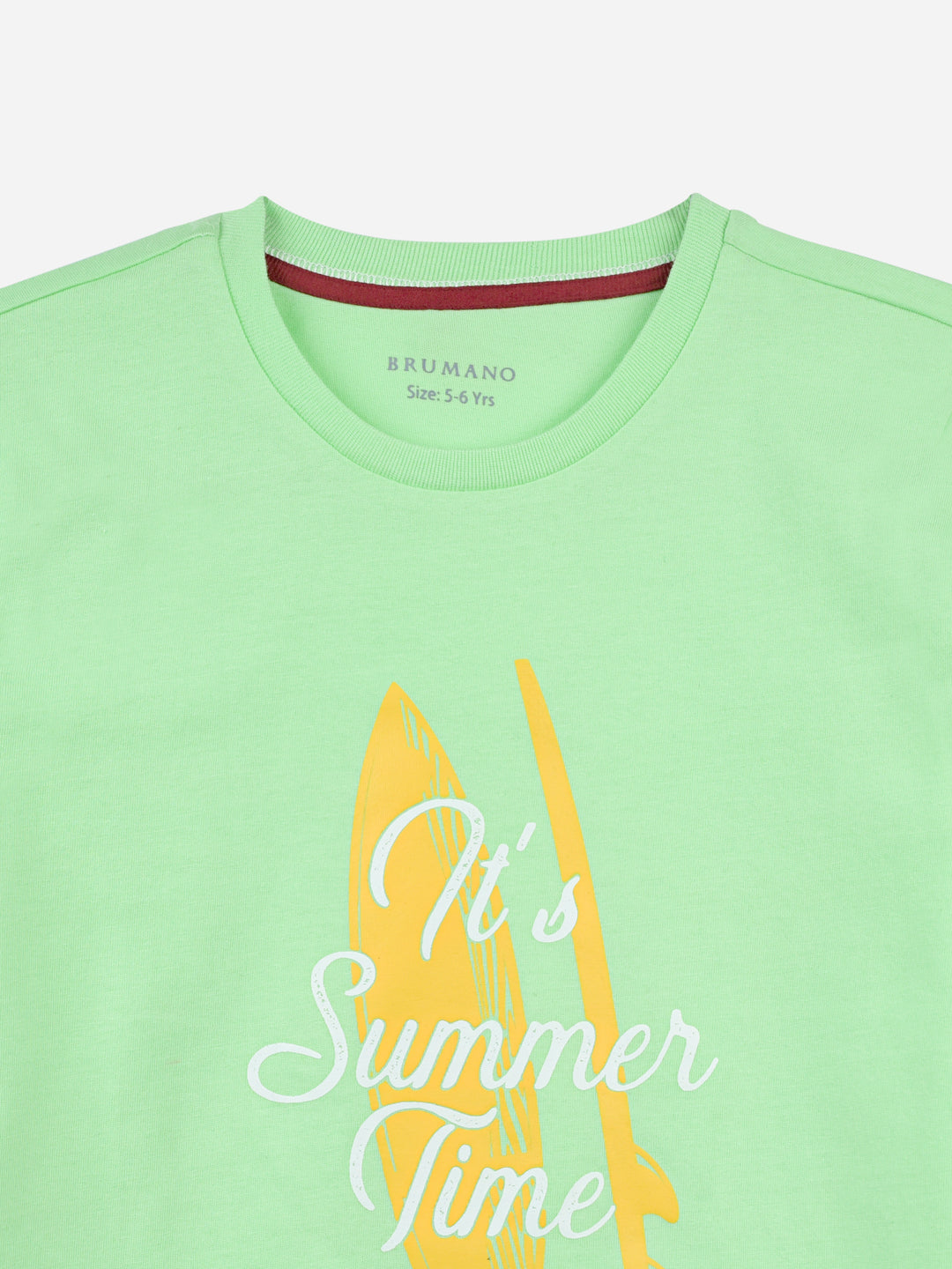 Mint Green Graphic Printed Casual T-shirt Brumano Pakistan