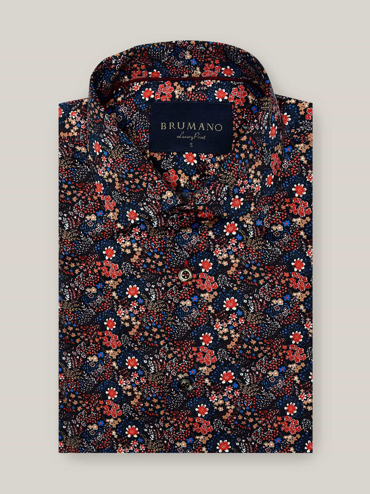 Multi Color Floral Printed Shirt Brumano Pakistan