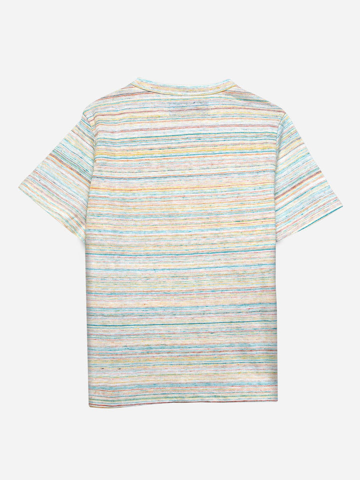 Multi Color Striped T-Shirt Brumano Pakistan