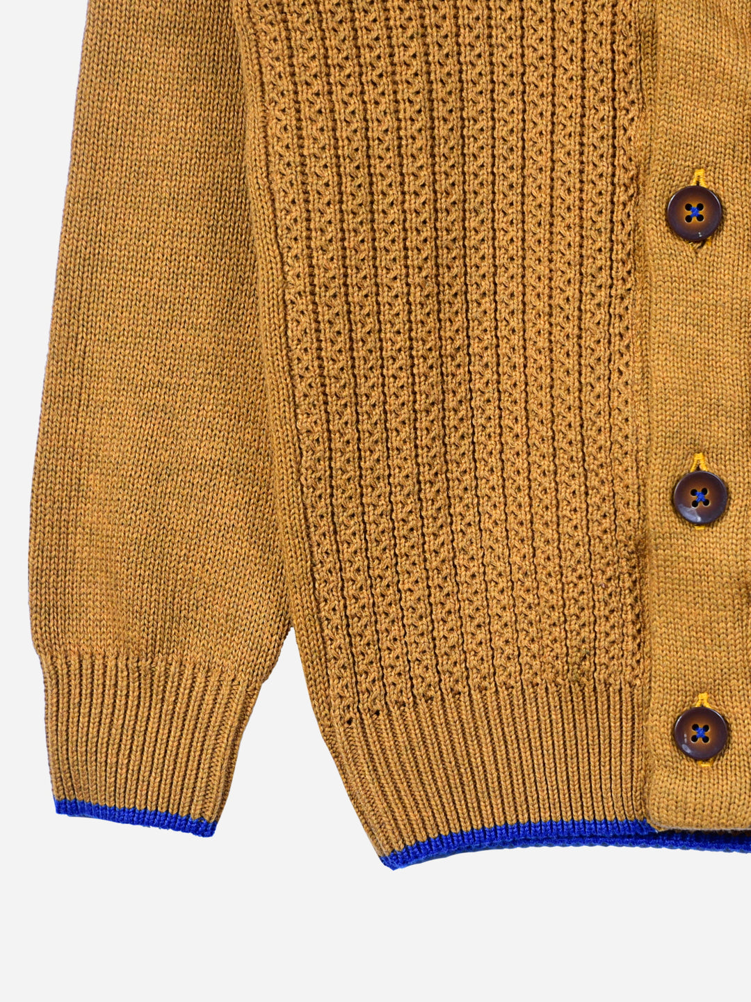 Mustard Casual Shawl Collar Cardigan Brumano Pakistan