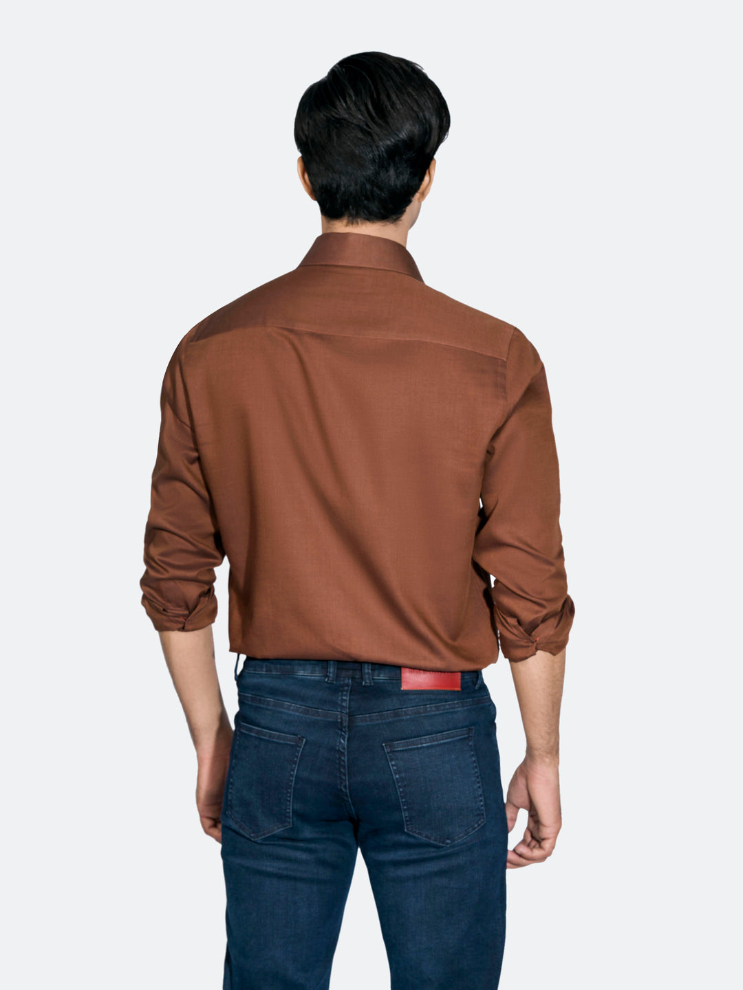 Mustard Structured Formal Shirt Brumano Pakistan
