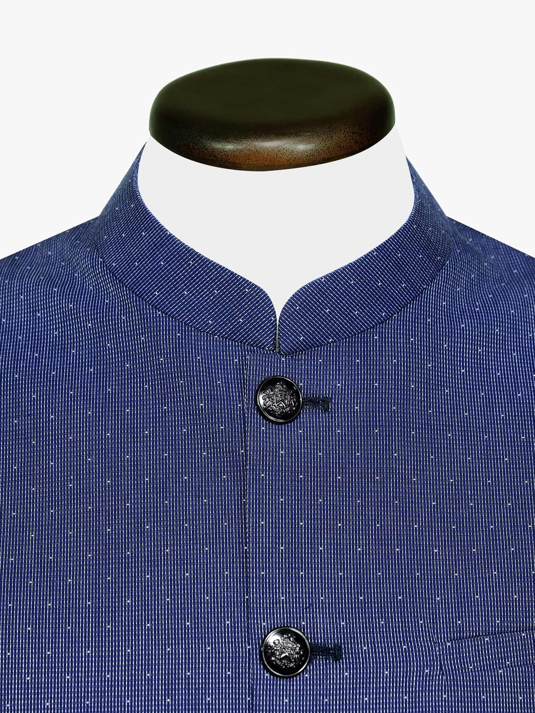 Navy Blue Dobby Waistcoat Brumano Pakistan