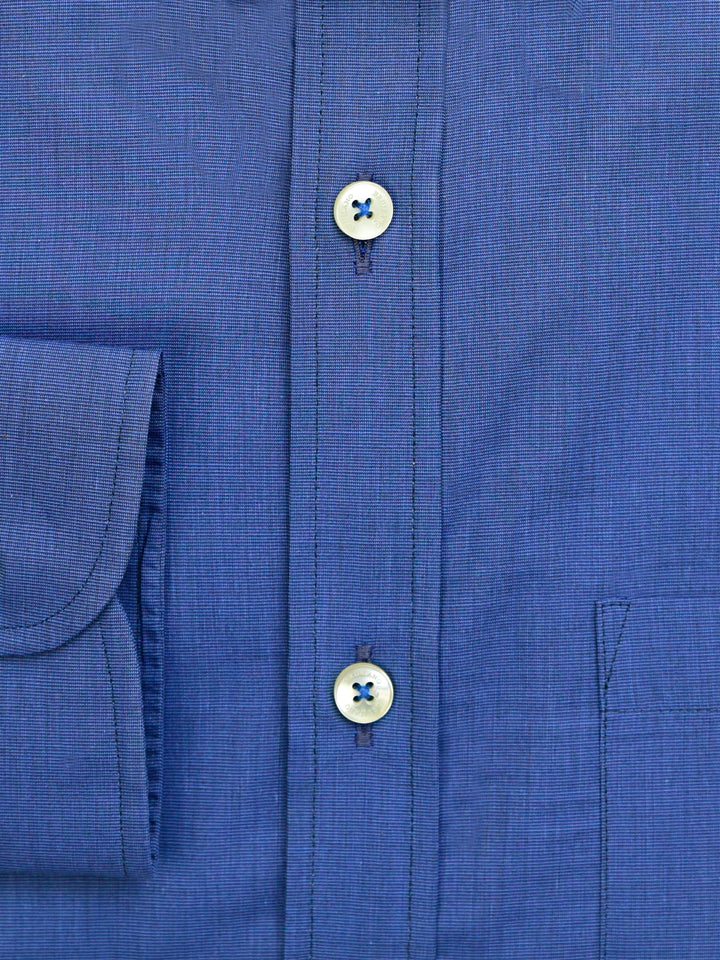 Navy Blue Fine Structured Shirt Brumano Pakistan