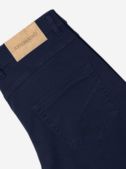 Navy Blue Five Pocket Trouser Brumano Pakistan