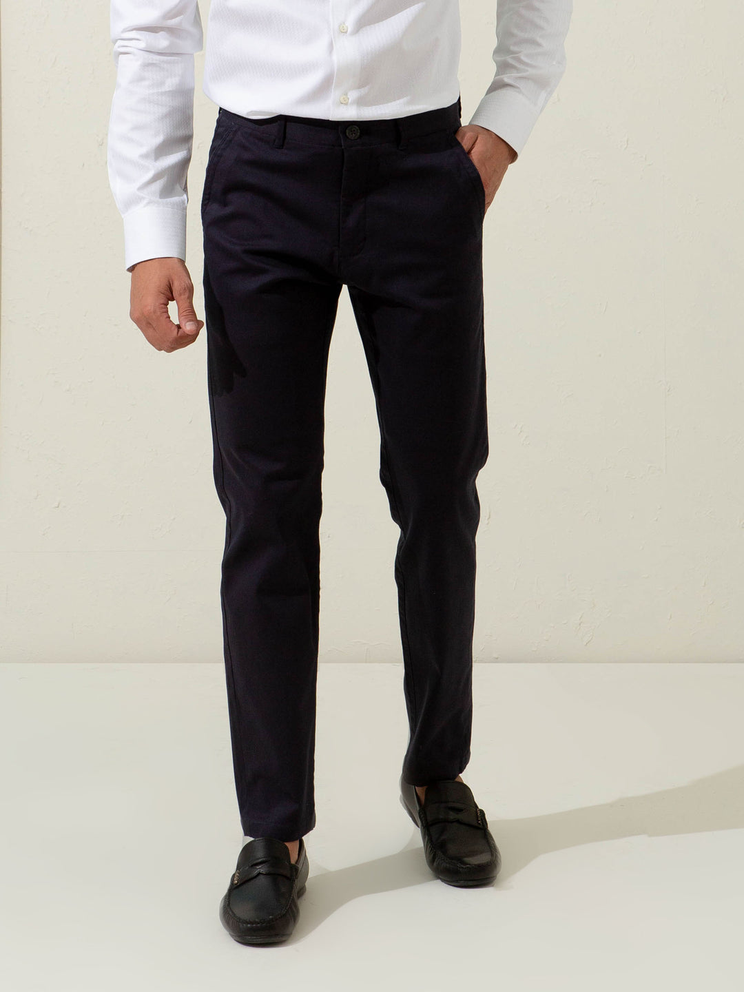 Navy Blue Twill Chino Brumano Pakistan