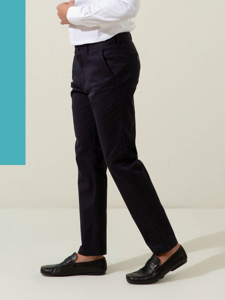Navy Blue Twill Chino Brumano Pakistan