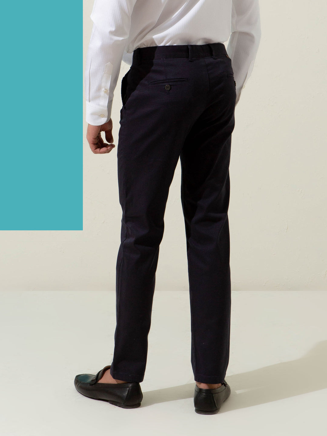 Navy Blue Twill Chino Brumano Pakistan