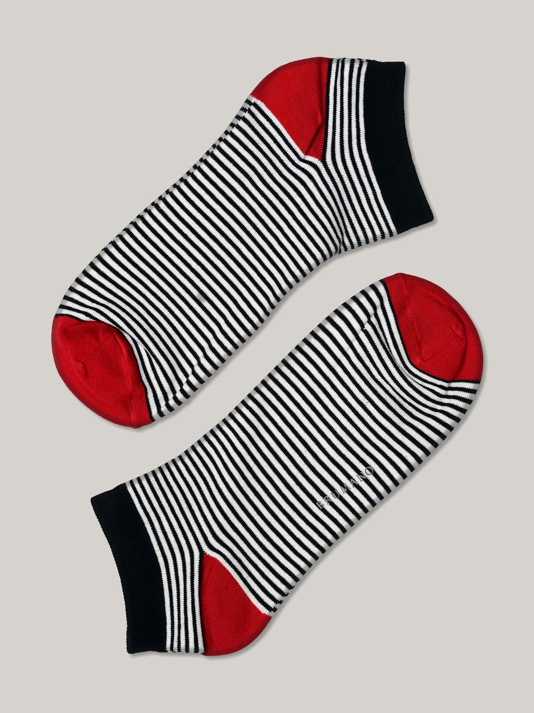 Navy Blue & Yellow Cotton Ankle Socks Brumano Pakistan
