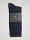 Navy & Brown Cotton Socks