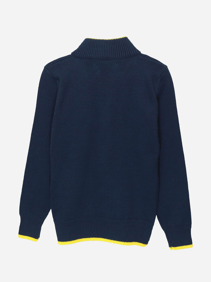 Navy Casual Zipper With Detailing Brumano Pakistan