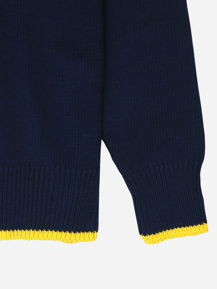 Navy Casual Zipper With Detailing Brumano Pakistan
