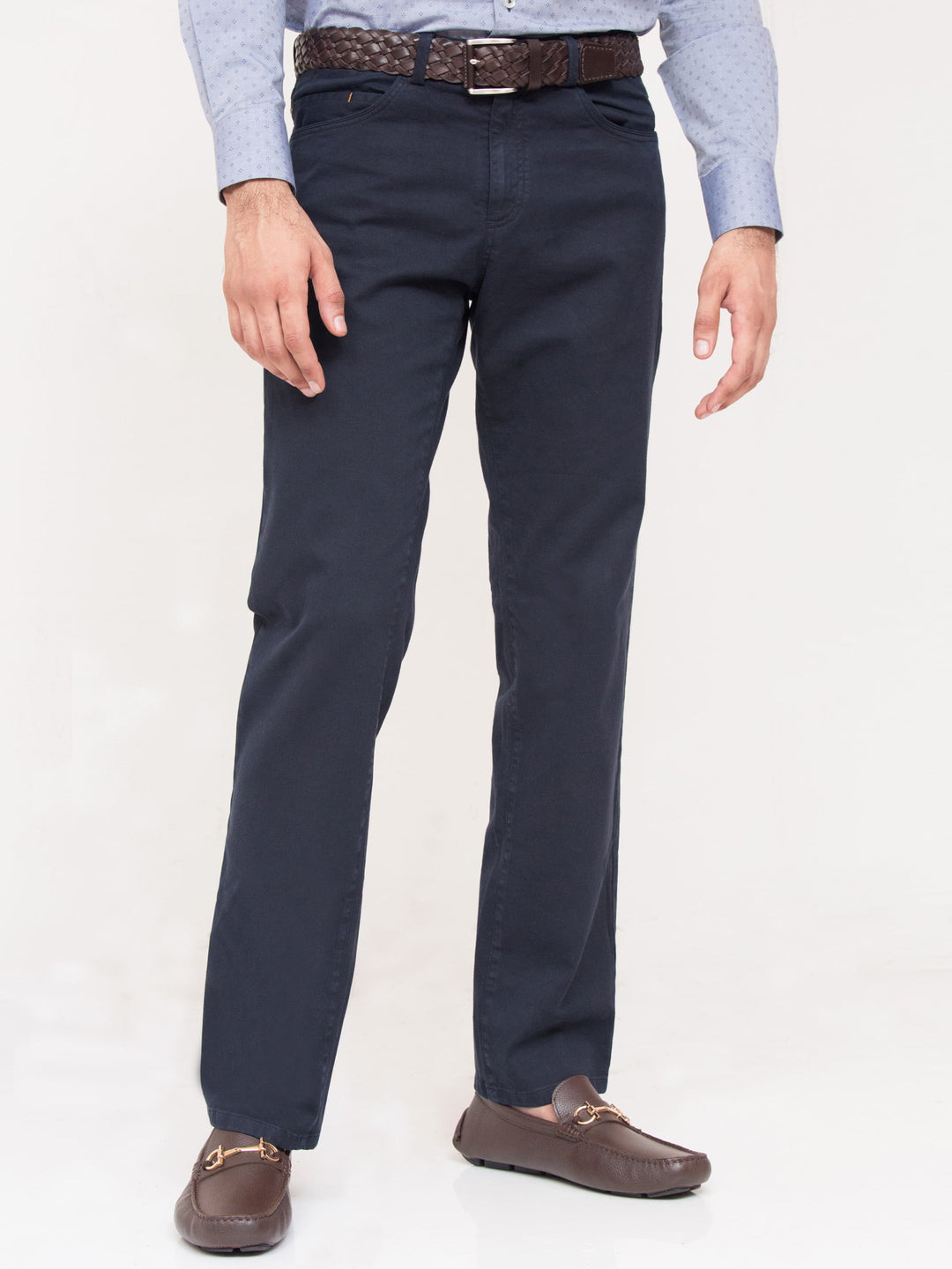 Navy Five Pocket Trouser Brumano Pakistan