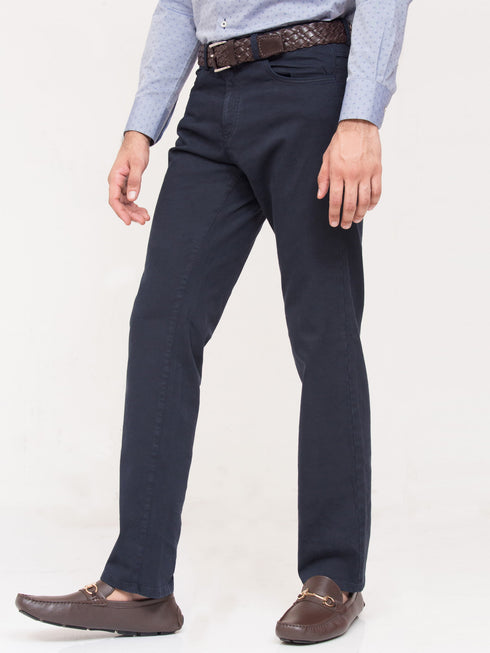 Navy Five Pocket Trouser Brumano Pakistan