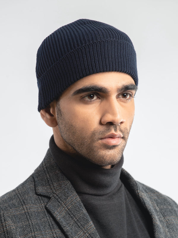 Navy Blue Beanie Cap Brumano Pakistan